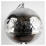 Wallace Silversmiths  1976 "Joyous Bicentennial" silver plate Christmas Sleigh Bell Ornament .