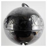 Wallace Silversmiths  1973 "Merry Christmas" silver plate Christmas Sleigh Bell Ornament .