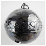Wallace Silversmiths  1973 "Merry Christmas" silver plate Christmas Sleigh Bell Ornament .