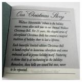 Wallace Silversmiths  1995 "SILVER ANNIVERSARY" silver plate Christmas Sleigh Bell Ornament . Limited Edition 25th Year