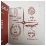 Wallace Silversmiths  1979 "Bustling Christmas Village" silver plate Christmas Sleigh Bell Ornament . Annual Edition. Ninth in a Series.