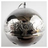 Wallace Silversmiths  1835-1985 "150th Wallace Anniversary" silver plate Christmas Sleigh Bell Ornament .