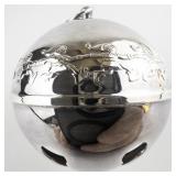 Wallace Silversmiths  1975 "Sprightly Elves" silver plate Christmas Sleigh Bell Ornament .