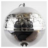 Wallace Silversmiths  1975 "Sprightly Elves" silver plate Christmas Sleigh Bell Ornament .