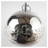 Wallace Silversmiths  1975 "Sprightly Elves" silver plate Christmas Sleigh Bell Ornament .