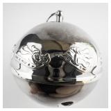 Wallace Silversmiths  1986 "Coasting Children" silver plate Christmas Sleigh Bell Ornament . Limited Edition. 16th in a series.