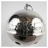 Wallace Silversmiths  1986 "Coasting Children" silver plate Christmas Sleigh Bell Ornament . Limited Edition. 16th in a series.