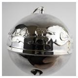 Wallace Silversmiths  1984 "Rejoicing Carolers" silver plate Christmas Sleigh Bell Ornament . Annual Edition. 14th in a Series
