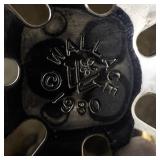 Wallace Silversmiths  1980 "Candles & Holly" silver plate Christmas Sleigh Bell Ornament . Annual Edition 10th in a Series.