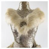 Sparkling Dress Christmas Tree/Mannequin  - 2 ft tall approximately