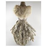 Sparkling Dress Christmas Tree/Mannequin  - 2 ft tall approximately