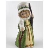 Jasco Merri-Bells 1978 Shepherd & Lamb Porcelain Figurine Bell