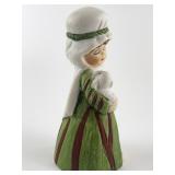 Jasco Merri-Bells 1978 Shepherd & Lamb Porcelain Figurine Bell