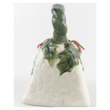 Lefton 1973-74 Ceramic Christmas Holly Bell #6053