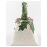 Lefton 1973-74 Ceramic Christmas Holly Bell #6053