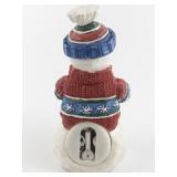 Cheerful Snowman Decoration with Battery operated Song