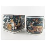 Potpourri Press Christmas "Forest Feast" 1993 Mug & Original Box