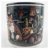 Potpourri Press Christmas "Forest Feast" 1993 Mug & Original Box