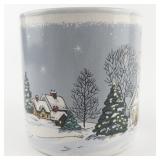 Potpourri Press Christmas "Country Church" 1992 Mug & Original Box