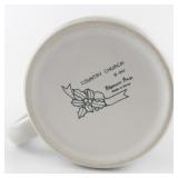 Potpourri Press Christmas "Country Church" 1992 Mug & Original Box