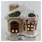 Enesco "Lighted Snowhouse" 1986 **Working** with Original Box #852872