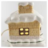 Enesco "Lighted Snowhouse" 1986 **Working** with Original Box #852872