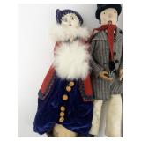 Vintage Set of 3 Christmas Carolers - CIRCA 1950