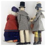 Vintage Set of 3 Christmas Carolers - CIRCA 1950