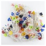 Vintage Group of Six Strands Sunburst Lights.