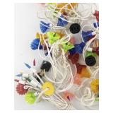 Vintage Group of Six Strands Sunburst Lights.