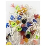 Vintage Group of Six Strands Sunburst Lights.