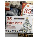 Massive Lot of Vintage X-MAS Lights, Bulbs, & More **Not Tested**