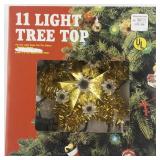 Vintage MONTGOMERY WARDS Christmas Tree Topper **Working** with Original Box