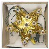 Vintage MONTGOMERY WARDS Christmas Tree Topper **Working** with Original Box