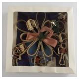 Vintage Scandinavian Angel Christmas Straw Wreath Mobile