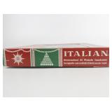 Vintage Italian Tinsel Star Light Up Christmas Tree Topper **Working**