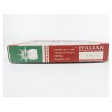 Vintage Italian Tinsel Star Light Up Christmas Tree Topper **Working**