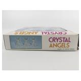 Vintage 1965 Six Crystal Plastic Christmas Ornaments in Original Box