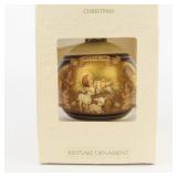 Hallmark Christmas Satin Unbreakable Ornament 1981 in Original Packaging