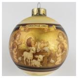 Hallmark Christmas Satin Unbreakable Ornament 1981 in Original Packaging