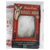 Vintage Group of Three Angel Hair for Decorating in Original Packaging