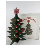 ***Department 56*** Cut Out Wooden Heart Tree with Original Packaging