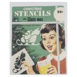 Vintage Christmas Stencils for Glass Wax