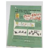 Vintage Christmas Stencils for Glass Wax