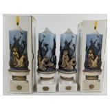 Set of Two Vintage Christmas Adoration Candles with Original Packing