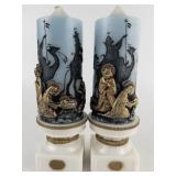 Set of Two Vintage Christmas Adoration Candles with Original Packing