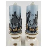 Set of Two Vintage Christmas Adoration Candles with Original Packing