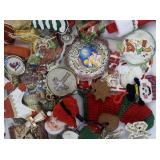 HANDMADE CHRISTMAS ORNAMENT Assortment in Large Tin