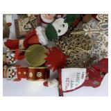 HANDMADE CHRISTMAS ORNAMENT Assortment in Large Tin