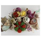 HANDMADE CHRISTMAS ORNAMENT Assortment in "A Christmas Story" Tin